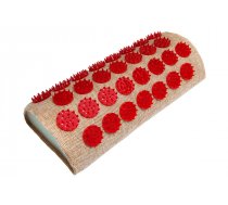 Akupresūras akupunktūras masāžas adatu spilvens | Acupressure Neck Pillow Lounge (24 x 11 x 6cm, Red)