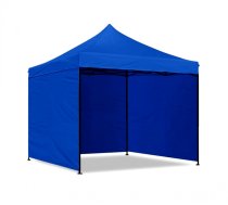 Dārza Nojume Lapene Tents Telts Tirdzniecības Paviljons 3x3m ar sienām, Zils | Garden Marquee Tent Canopy Trade Pavilion