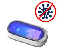 Pārnēsājams UV Sterilizators Telefonu un Pulksteņu Dezinfekcijai, Balts | Mobile UV Sterilizer for Disinfecting Phones Watches