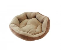 Gulta Dīvāns Guļvieta Kaķim Sunim Dzīvniekam - 33x38cm, Brūns | Pet Bed Sofa Sleeping Place for Cat Dog