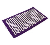 Akupresūras paklājiņš akupunktūras masāžas adatu paklājs Kuznecova aplikators IGORA Relax Medium (70x40 cm), Violets | Acupressure Massage Mat