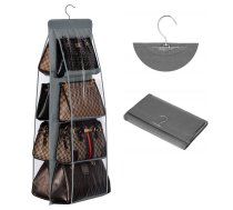 Piekarināms Organizators Somu Apģērbu Apavu Rotaļlietu Glabāšanai (8 nodalījumi), Pelēks | Bags Clothes Shoes Toys Organizer Storage Case