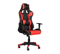 Biroja Spēļu Datorspēļu Krēsls "FOTEL PREMIUM 916 " Ofisam Mājai Kabinetam, Melns un sarkans| Office Chair for Gaming