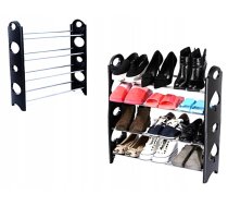 Daudzstāvu Kurpju Apavu Plaukts Skapis, 4 plaukti | Multilevel Shoe Rack Shelf Stand Organizer