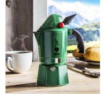 ''Bialetti Break Alpina'' Espresso Kafijas Vārāmā Kanna, 3 Tases, Zaļš | Moka Pot Coffee Maker