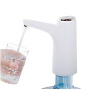 Automātisks, elektriskais, uzlādējams dzeramā ūdens pumpis 18,9L pudelēm Venden Eden, Balts | USB Electric Drinking Water Pump