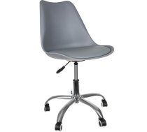 Rotējošs Ofisa Mājas Istabas Kabineta Biroja Krēsls, Pelēks | Swivel Office Chair