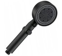 Dušas klausule (galva) ar režīmiem, bez šļūtenes, Melna | Handheld Shower Head