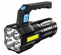 Multifunkcionāls Lukturis 1x LED COB + 4x T6 | Multifunctional Flashlight