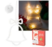 Sienas Loga LED Gaismeklis Lampa Ziemassvētku Jaungada Rotājums Dekorācija "Zvaniņš", 19x15cm | Luminous Christmas Decoration