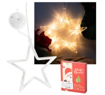 Sienas Loga LED Gaismeklis Lampa Ziemassvētku Jaungada Rotājums Dekorācija "Zvaigzne", 18x18cm | Luminous Christmas Decoration