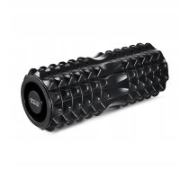 4Fizjo Masāžas Putu Rullis Jogas Fitnesa Pilates Veltnis Muskuļu Atslabināšanai - 33cm, Melns | Yoga Massage Foam Fitness Roller