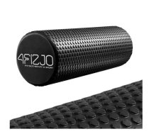 4FIZJO PENTAGRAM Masāžas Jogas Fitnesa Pilates EVA Putu Rullis 45cm, Melns | Massage Fitnes Pilates Foam Grid Roller