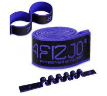 4Fizjo 415 vingrošanas pretestības gumija stiepšanās treniņiem 90 cm, melna/violeta - gymnastic band, stretching band