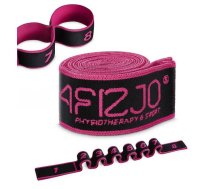 4Fizjo 416 vingrošanas un stiepšanās gumija 90 cm, melna/rozā - gymnastic band, stretching band, fitness band