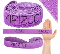 4Fizjo 401 Power Band auduma pretestības gumija, 20-27 kg, violeta - resistance band, fabric band, fitness band