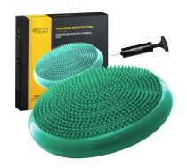 4Fizjo Piepūšams Masāžas Līdzsvara Balansa Jogas Spilvens Stabilitātes Disks Paliktnis - Piparmētru, 33cm | Balance Disc Stability Wobble Cussion Pillow