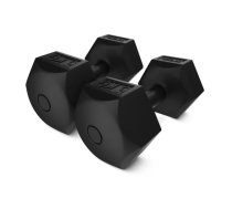 4Fizjo bituma hanteles 2 x 5 kg, melnas - bitumen dumbbells, 4Fizjo dumbbells, 5kg weights