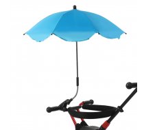 Universālais Bērnu Lietussargs Saulessargs Aizsargs Ratiņiem, Zils | Parasol Umbrella Canopy For Pushchair