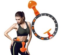 Masāžas Vingrošanas Riņķis ​Hula Hoop ar Skaitītāju un Atsvaru | Fitness Slimming Waist Hula Hoop with Counter