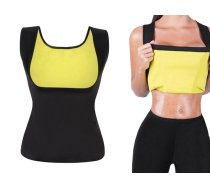 Sieviešu Fitnesa Neoprena T-krekls Korsete Svara Zaudēšanai, L izmērs | Women's Slimming Fitness T-Shirt Corset