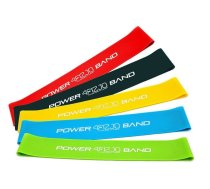 4Fizjo Mini Power Band pretestības gumiju komplekts, 5 gab. - resistance bands, fitness bands, workout bands