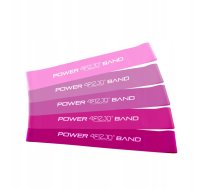 4Fizjo Mini Power Band pretestības gumiju komplekts, 5 gab. - resistance bands, fitness bands, exercise bands