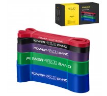 4Fizjo Power Band pretestības gumiju komplekts, 5 gab. - resistance bands, fitness bands, power bands