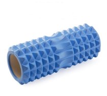 Masāžās Putu Rullis Jogas Fitnesa Pilates muskuļu atslābināšanai 32,5x13cm, Zils | Foam Yoga Massage Roller