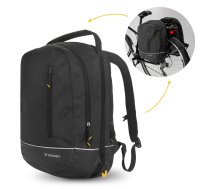 Wozinsky WBB30BK Mugursoma, velosipēda soma uz bagāžnieka 2in1 30L, Melns | Two-piece Bicycle Trunk Bag Backpack