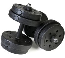 Regulējamās, saliekamās hanteles Funfit Gym & Fitness sportam, fitnesam, spēka treniņiem, 2x10 kg | Adjustable Dumbbells