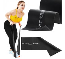 4Fizjo Flat Band rehabilitācijas lente 12-15 kg, melna - rehabilitation band, resistance band, physiotherapy band