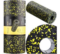 4FIZJO PRO+ Masāžas Putu Rullis Jogas Fitnesa Pilates Muskuļu Veltnis, 33cm | Yoga Fitness Massage Foam Roller