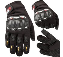 Taktiskie Velo Moto Sporta Aizsargcimdi L/XL, Melni | Protective Motorcycle Cycling Sports Gloves