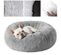 Apaļa Gulta Dīvāns Guļvieta Kaķim Sunim Dzīvniekam, 50x10 cm | Pet Bed Sofa Sleeping Place for Cat Dog