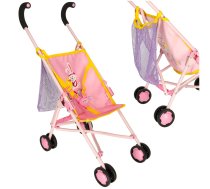 Rotaļu Bērnu Rati Lellēm ar Jostu, 62 cm | Walker Toy Baby Stroller for Dolls with Belt