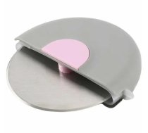 Apaļš nerūsējošā tērauda picas, mīklas griešanas nazis ar vāku, 8,5 cm | Round Stainless Steel Pizza Dough Cutting Knife