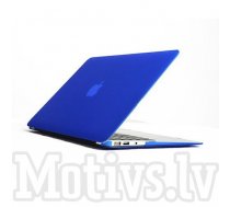 Apple MacBook Air 13" 13.3" A1369 A1466 Full Body (Front&Back) Snap-On Hard Shell Case Cover, blue transparent – glancēts aizsargvāks