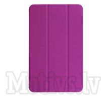Samsung Galaxy Tab A 2016 10.1" SM-T580 T585 Tri-fold Stand Smart Leather Case Cover, purple - vāks apvalks pārvalks