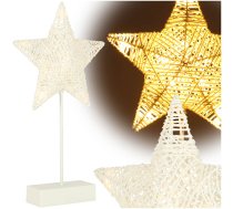 Ziemassvētku un Jaungada Rotājums LED "Zvaigzne", Silti balta gaisma | Christmas Decoration LED "Star"