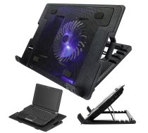 Klēpjdatora Portatīvo Datoru LED Dzesēšanas Paliktnis, 23-48cm | Notebook Laptop LED Cooling Pad Cooler