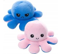 Talismans Astoņkājis 2in1 Divpusēja Plīša Rotaļlieta, 20cm | Mascot Octopus Plush Toy