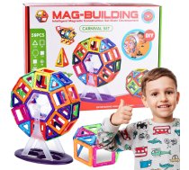 Magnētiskais konstruktors, 59 detaļas - magnetic building blocks, kids toys, educational toys