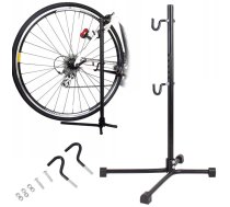 Velosipēda Remonta Uzglabāšanas Regulējams Statīvs Stends, Melns | Bicycle Floor Storage Rack Bike Repair Stand