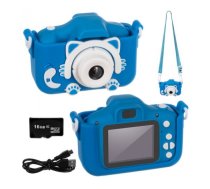 Bērnu Mini Fotoaparāts Digitālā Kamera ar Spēlēm, 1080P, Zils | Children HD Digital Camera