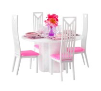 Bērnu leļļu mēbeļu komplekts 4 personām l Children's Doll Furniture Set