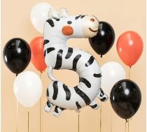 Folijas balons 68x98 cm "Numurs?5", zebra l Foil balloon