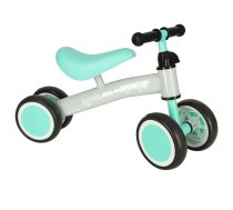 Bērnu Balansa Ritenis Mazuļu Līdzsvara Velosipēds ar Četriem Riteņiem TRIKE FIX TINY, Piparmētru | Balance Running Bike for Kids