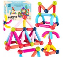 Liels magnētiskais konstruktors 64 detaļas Pro