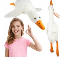 Mīkstā bērnu rotaļlieta, liels plīša spilvens Zoss, 130cm | Plush Goose-shaped Hugging Pillow